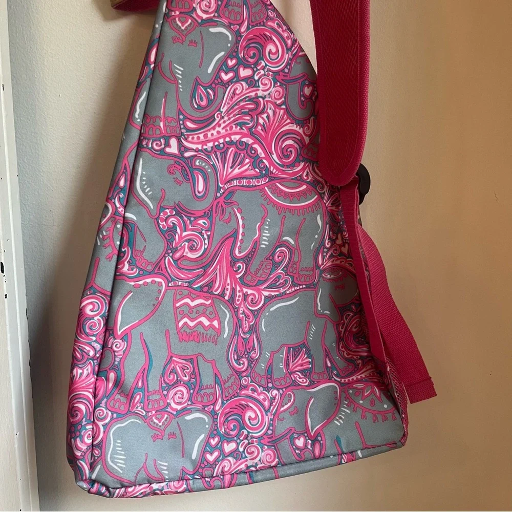 Simply Southern Pink and Gray‎ Sling Bag Crossbody Preppy Casual